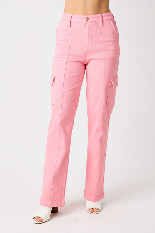 Judy Blue High Waist Cargo Jeans – Pistol Rose Boutique